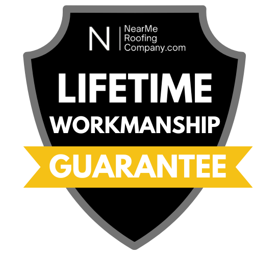 roofers workmanship guarantee badge