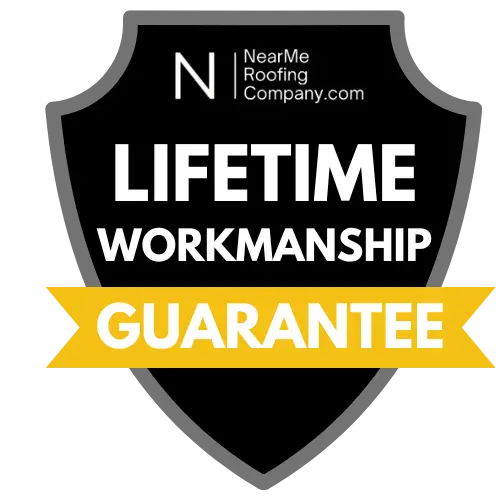 roofers workmanship guarantee badge