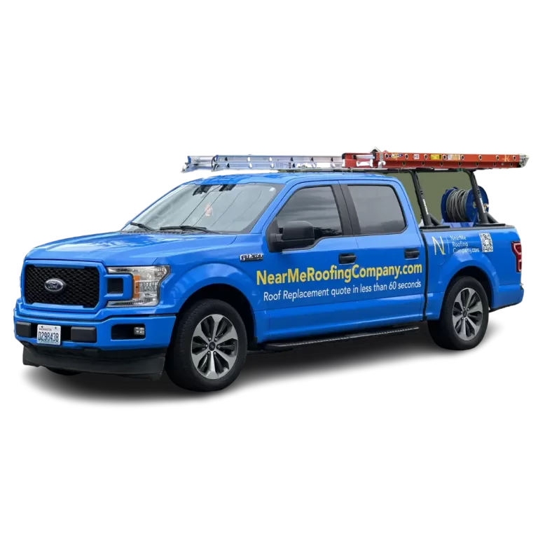 roofing company truck in Washington